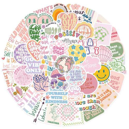 Inspirational Quote Stickers Aesthetic Motivational Decals