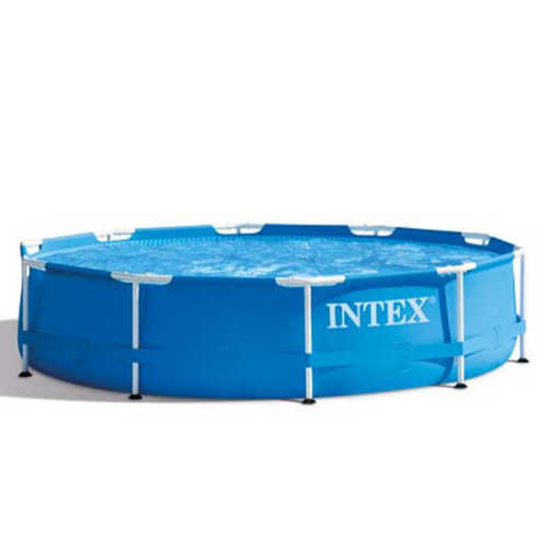 INTEX28210 3.66米圆形管架折叠游泳池支架水池户外家庭花园