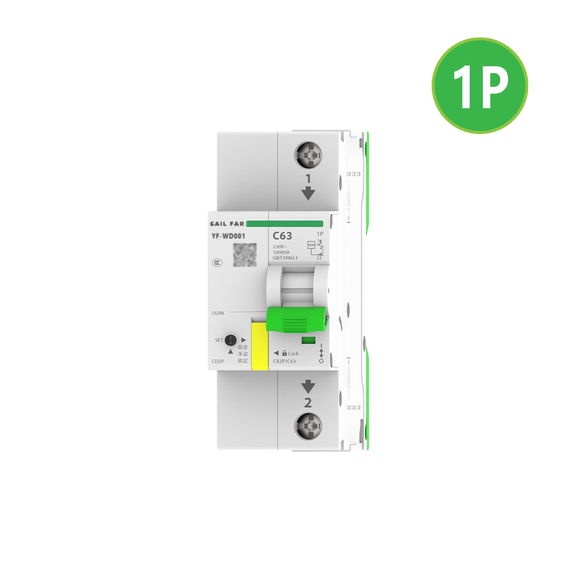 智能物联网型断路器家用/商用微断空开断路器1P、2P、3P、4P空开