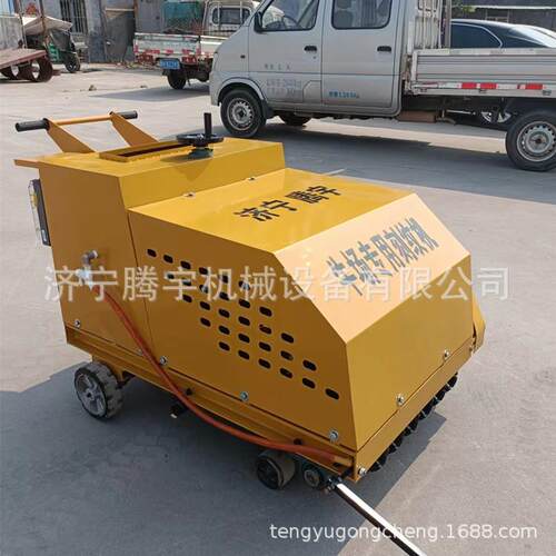 内蒙古畜牧场用防滑纹刻纹机电动牛场开槽机奶牛场刻槽机