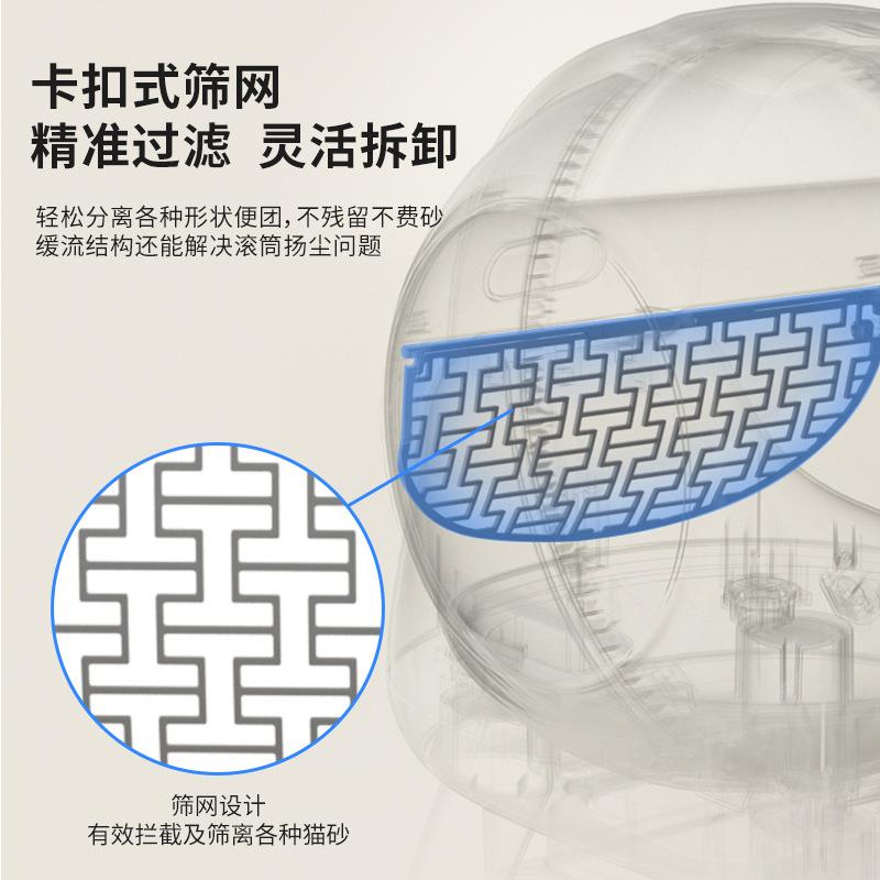 新款直销智能猫砂盆自动铲屎全自动猫砂盆清理超大号防带出外溅滚
