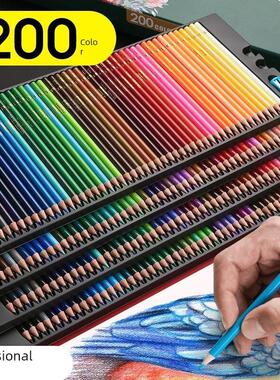 Oil colored pencil students draw 48 color pencils by hand