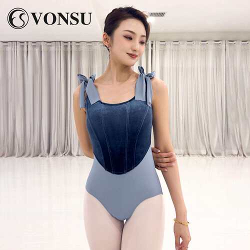 芭蕾舞练功服女成人专业训练梵舒2025新款丝绒连体服高弹显瘦