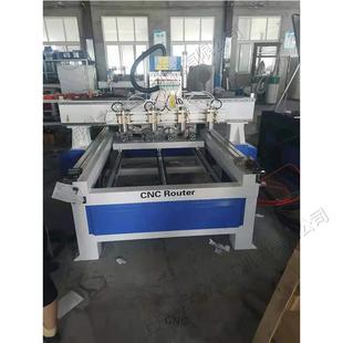 家具装 全自动四头圆雕机 饰PVC板雕刻设备 小型木业木制品木雕机