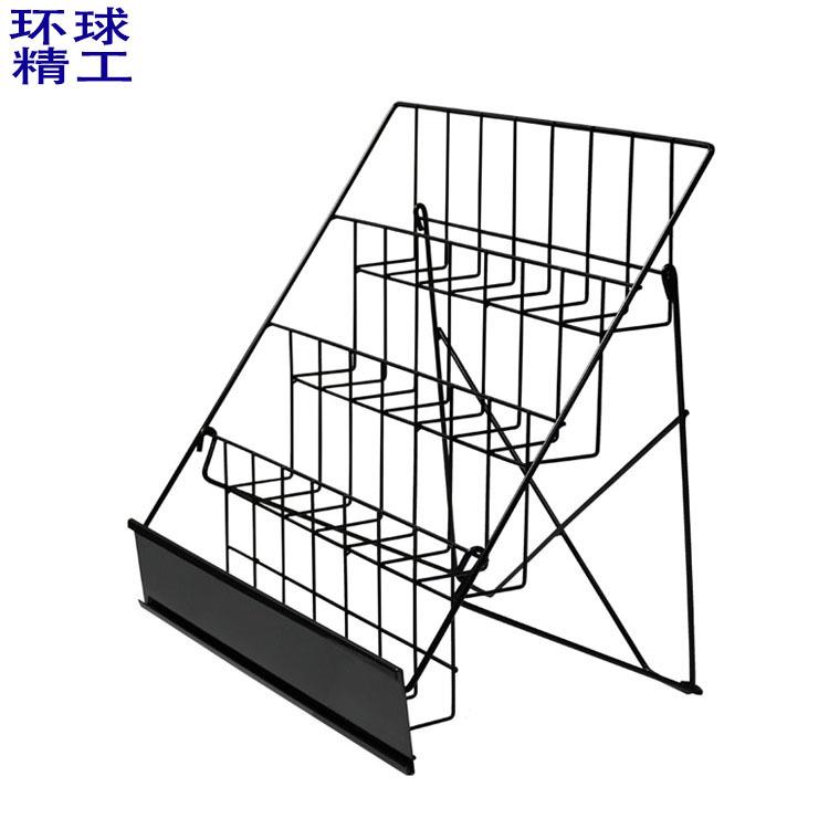 铁艺报刊架杂志架资料架展架宣传架多功能可折叠展示架收纳架落地
