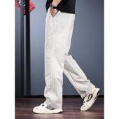 ZaSaFran 潮 简约轻熟风速干空调裤 高端冰丝休闲裤 男超薄百搭长裤