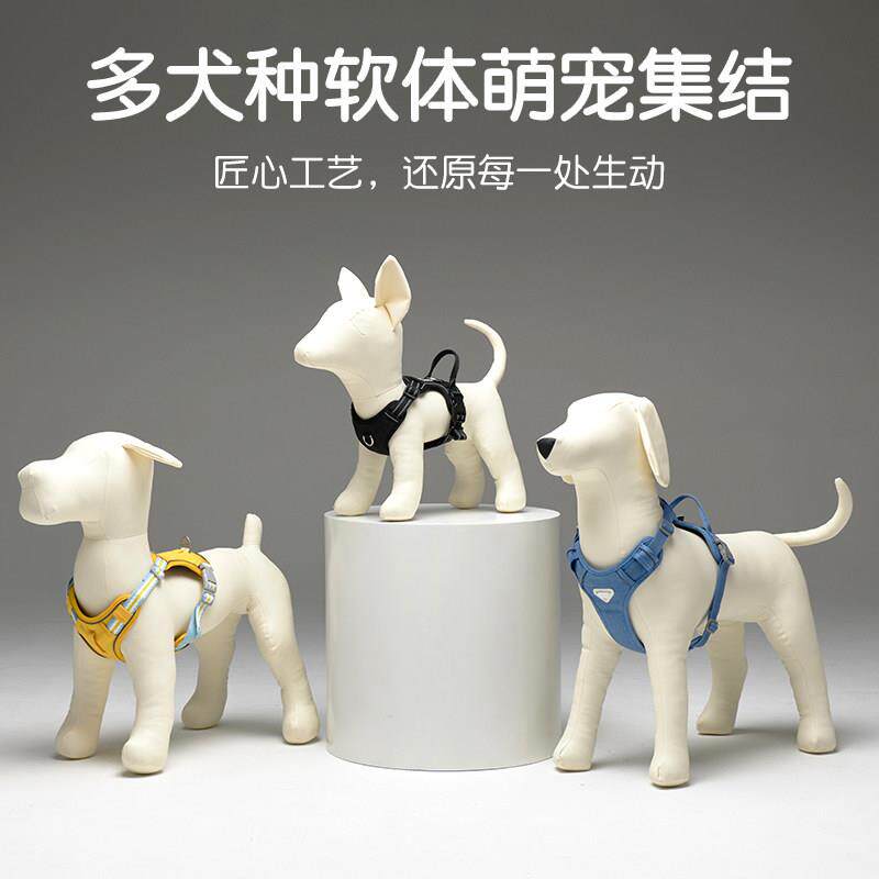 软体多犬种萌宠摆件宠物店装饰品宠物衣服打板狗模展示道具狗模特