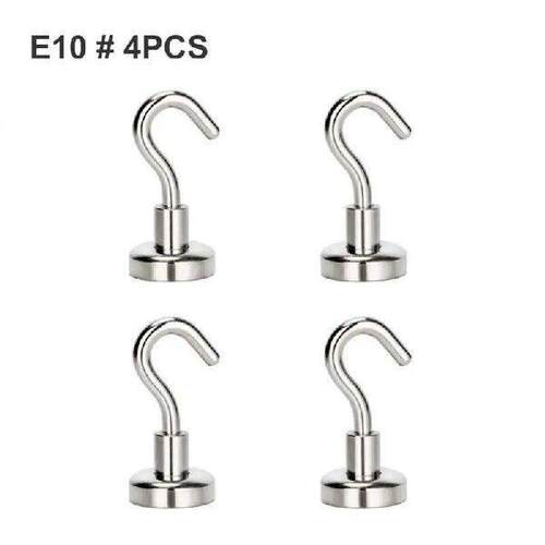 10Pcs Strong Magnetic Hooks Load Bearing Hook MultiPurpose