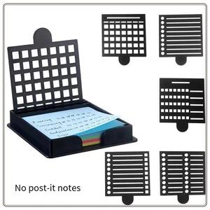 Reliable-Sticky Note Stencil Template-Post It Note Holder Fo