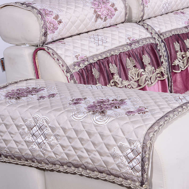 GZ6M欧式沙发套罩四季通用亚麻沙发垫简约客厅全包不规则贵妃