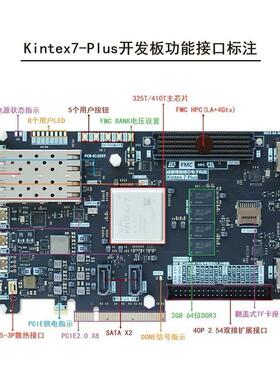 FPGA开发板 XC7K325T kintex7plus FPGA套件开发板