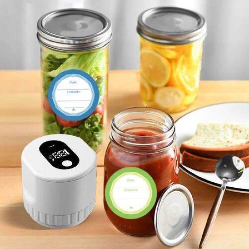 Jar Vacuum Sealer 10Jar Lids Electric Jar Vacuum Sealer Kit