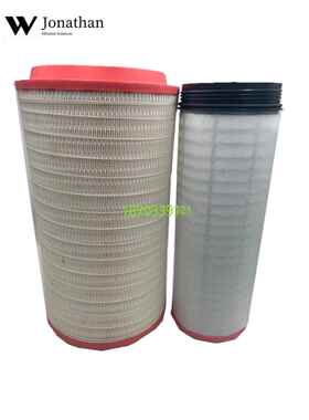 空滤PU2852空气滤清器滤芯适配吊车洗抛机挖机工程机械设备K2852