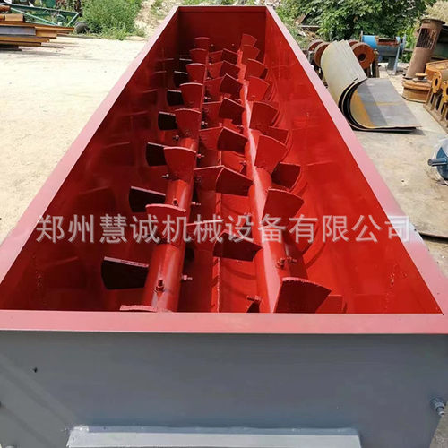 小型双轴粉煤灰搅拌机 有机复合肥混合搅拌机 不锈钢沙子搅拌机