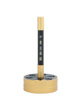 烟灰缸防飞灰金箍棒火折子带盖烟灰缸创意家用轻奢高级感铜烟灰缸
