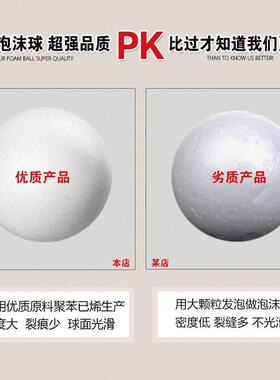 12 x white round polystyrene styrofoam foam balls sphere chr