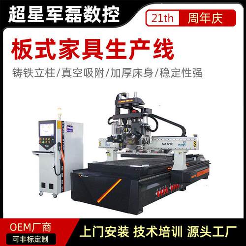 全屋板材四工序开料机数控全自动木板材家具木门橱柜木工开料机