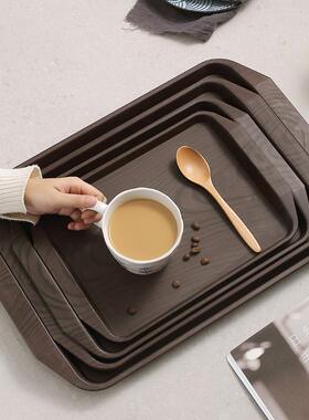 超大号托 托盘商用长方形酒店饭厅餐饮上菜端盘子汉堡店专用餐盘