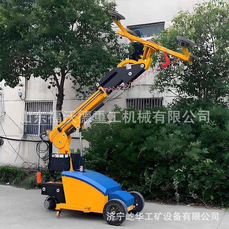 小型玻璃吸盘车电动吸盘器装修玻璃安装搬运手推搬运车工作效率高
