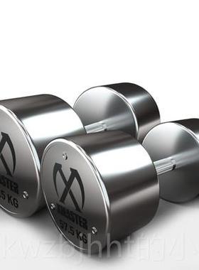 新款XMASTER哑铃电镀哑纯钢防锈哑铃铃功男士铃健身家用杠多能组