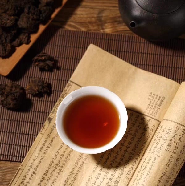 2006年普洱熟茶 普洱茶 老茶頭古樹頭春金芽 凈重：500克一份 普洱茶 BUASHOP普洱老茶