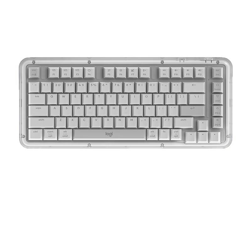 Logitech K75M 罗技琥珀系列K75M无线键盘机械AI客制化办公热插拔