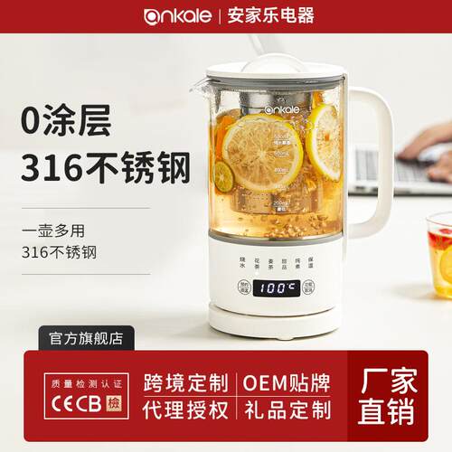 一人新款迷你煮水壶养生壶小型办公室玻璃烧水壶mini炖煮电热水壶