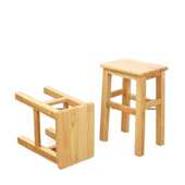 实木方凳子高脚凳家用小凳子餐饮店用凳学校培训机构实木板凳卯榫