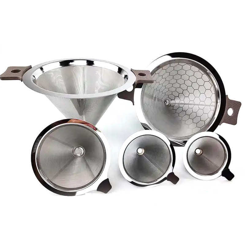 不锈钢滤茶漏斗锥形奶茶店桶手摇雪克杯用茶叶双层过滤网细密隔渣,生活电器,净化/加湿抽湿机配件,淘宝优惠券,粉丝福利购,淘宝优惠卷