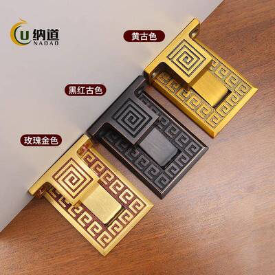 新中式防风地吸孔4928、49卫生间房门打件挡静音防撞门家居五金配