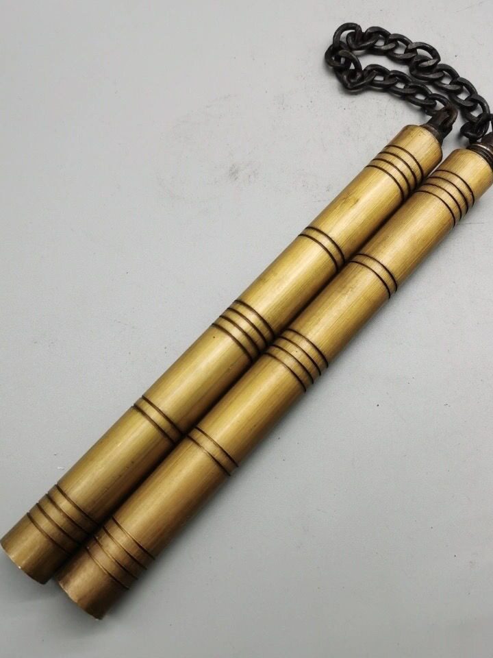 现货速发仿古纯铜双截棍