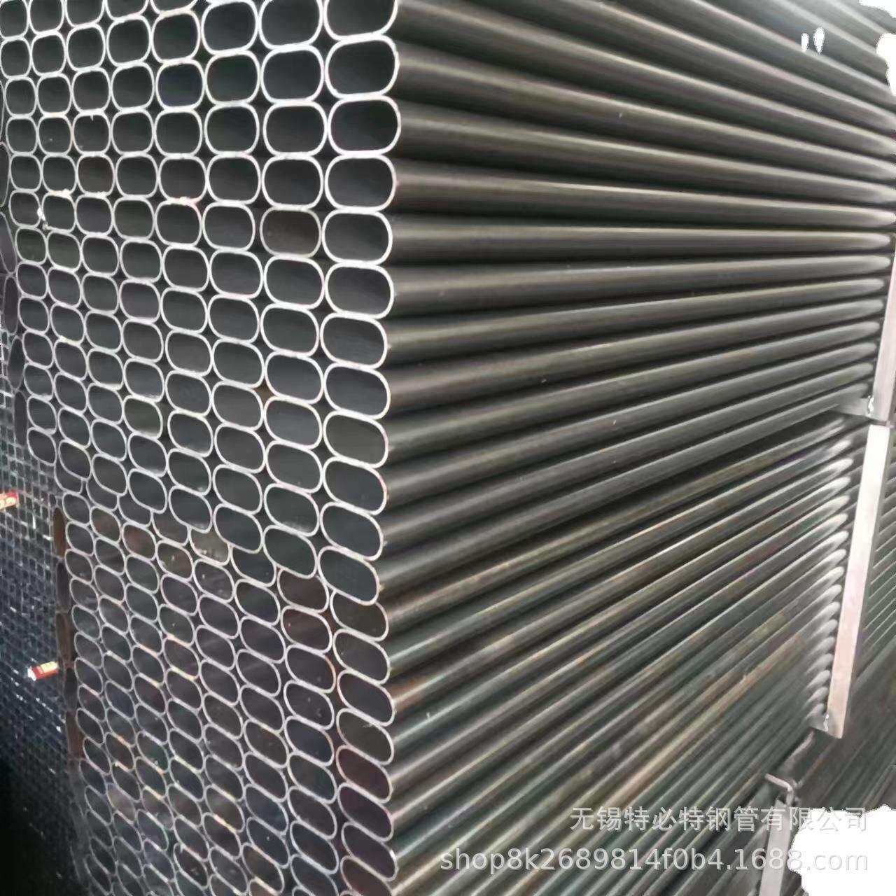 椭圆管厂家 平椭圆焊管 Q195黑退椭圆管 体育器材光亮椭圆管