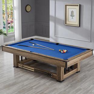 台球桌家用美式室内多功能三合一桌球台黑八商用大理石标准球台子