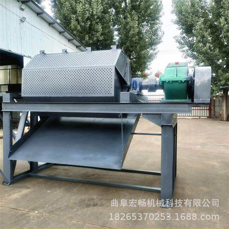 火烧铁除锈干磨机 8米长研磨机多型号去毛刺六角滚筒抛光打磨机