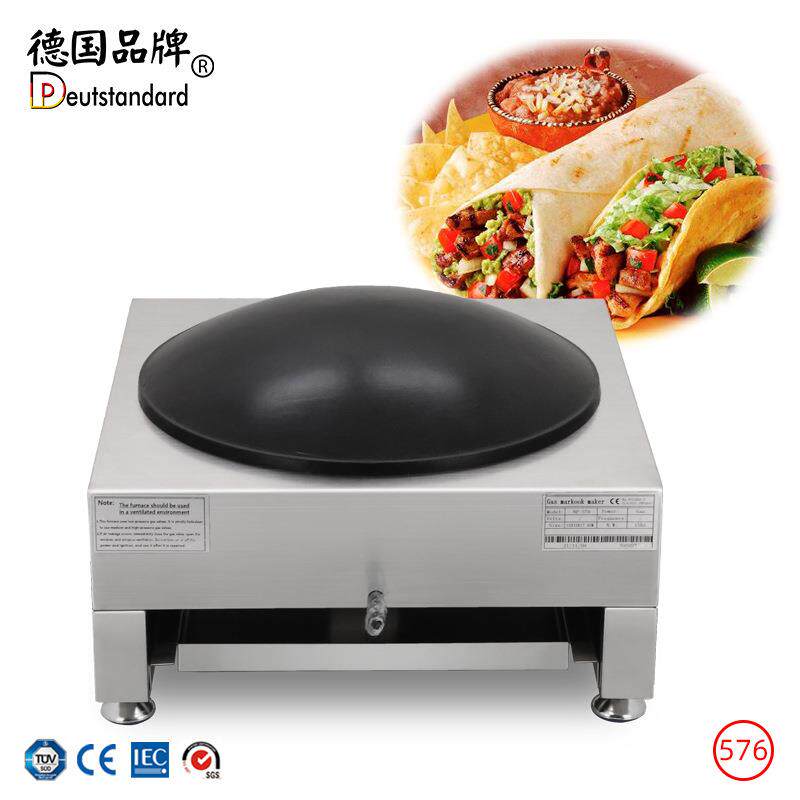 商用燃气煎饼设备 山东大饼烤制机 燃气锅炉饼设备杂粮煎饼果子机