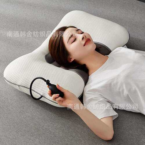 4D气囊护颈枕单人颈椎专用枕头枕芯睡眠家用成人亲肤头男