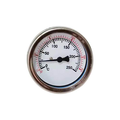 供应全钢温度计不锈温度表轴向WSS-60Z20°C/0~钢460°F5L73*6