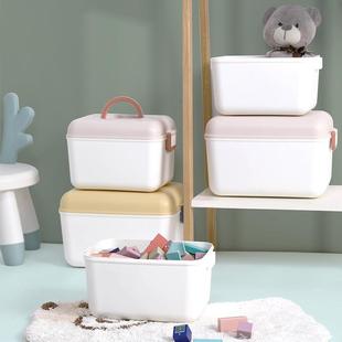 游泳收纳箱专用干湿分离装备收纳盒塑料整理箱小号手提有盖储物箱