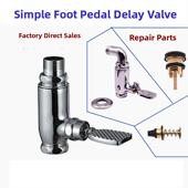 黄铜铜立式 马桶冲阀直足冲阀延时阀 足冲阀蹲式