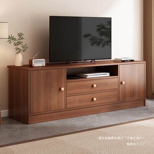 电视柜客厅家用现代简约小户型卧室高款出租屋收纳储物一体落地柜