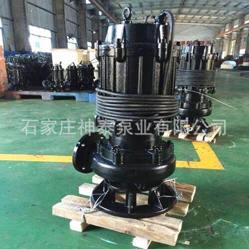厂家热销无堵塞潜水排污泵WQ切割型污水潜水泵 地下污水提升泵
