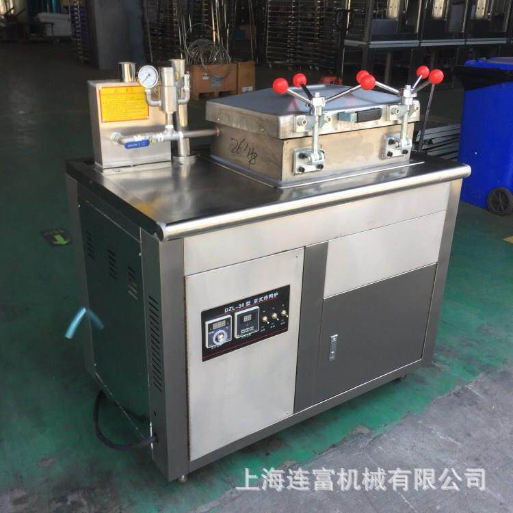 上海连富DZL30爆烤鸭炉 商用炸鸡鸭鸡翅鸡腿不锈钢高压压力油炸炉