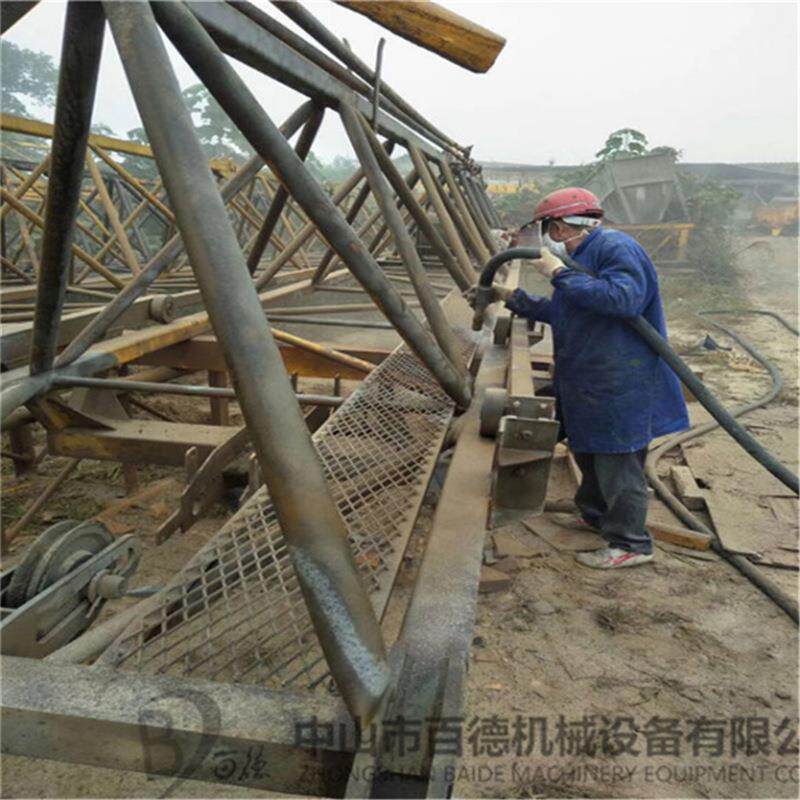 槽钢除锈喷砂机U型钢喷砂除锈铁板除锈防腐户外移动喷沙罐
