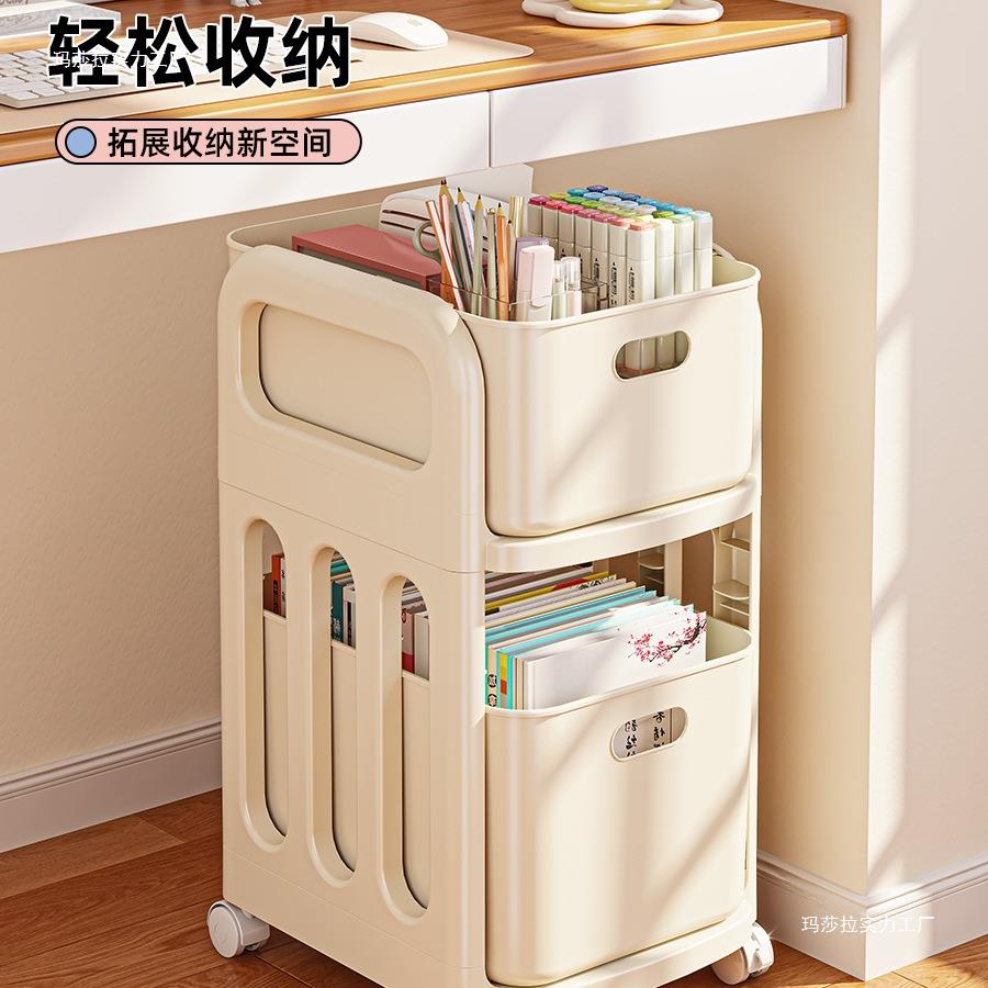书室包置物架可移动小推车办公桌下ESDDLLAM本纳柜学生收书书包放