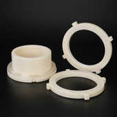 并帽接头 4寸水箱接头 110mm DN100 PE容器接口 ABS接头