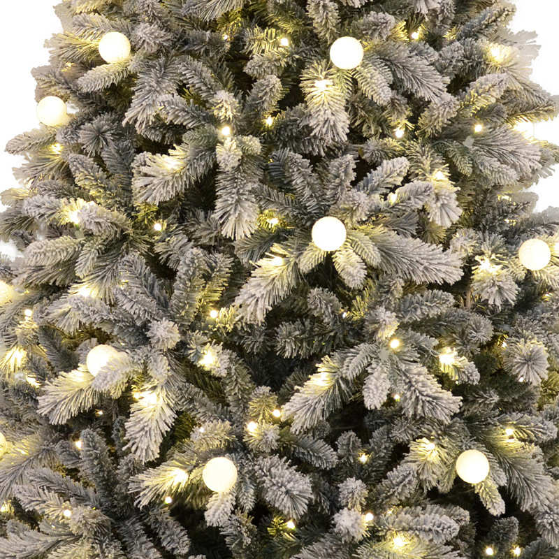 家用圣诞树别墅商场橱窗大型pe积雪网红圣诞树圣诞节装饰场景布置