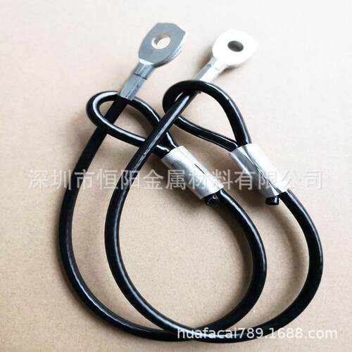 灯具防全坠绳 带喉箍灯杆防脱落ASD钢丝绳 路锁灯安吊防绳 球机坠