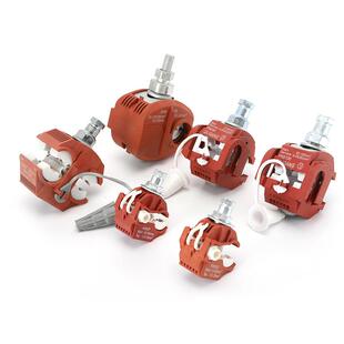 绝缘穿刺线夹 KN 电缆分支连接器 T型电缆铜铝接头 过渡穿刺线夹