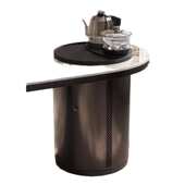 茶桌岩板一体桌椅组合现代客厅家用轻奢意式 简约阳台功夫茶桌