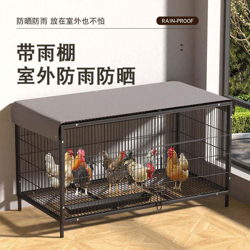 鸡笼子用家用室外大号雨村专养鸡笼防黄鼠狼加DSS密防铁丝农网养